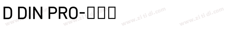 D DIN PRO字体转换